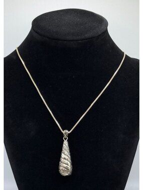 SARDA Bali Handcrafted Solid .925 Sterling Silver Teardrop Pendant Necklace
